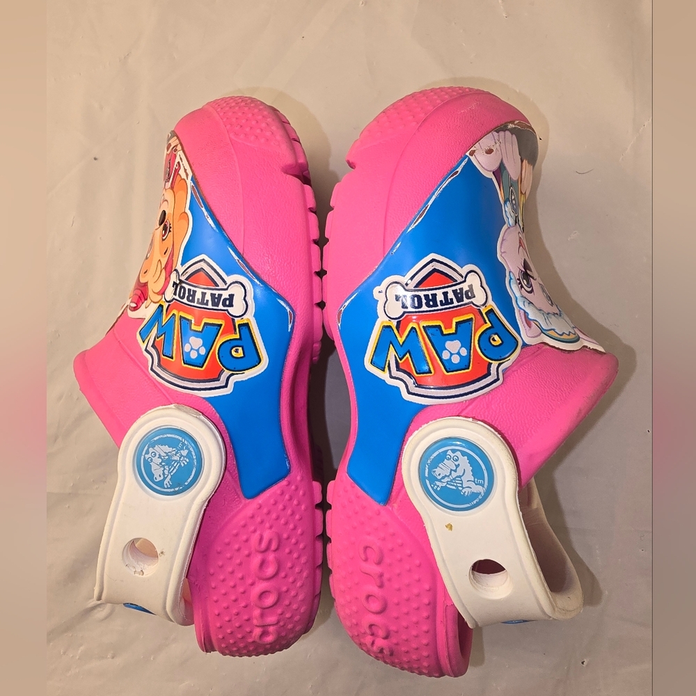Crocs Paw Patrol Infant Girls Pink Clog Sandals Size C6 (Child 6) - Picture 4 of 5